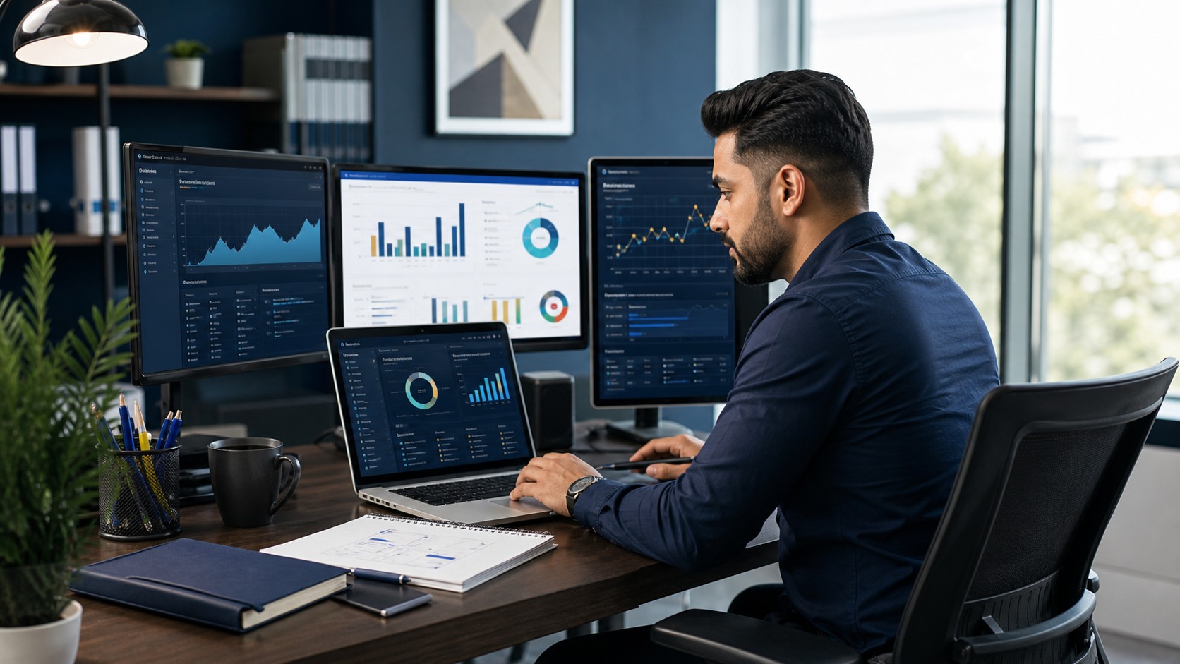 Business support team visual