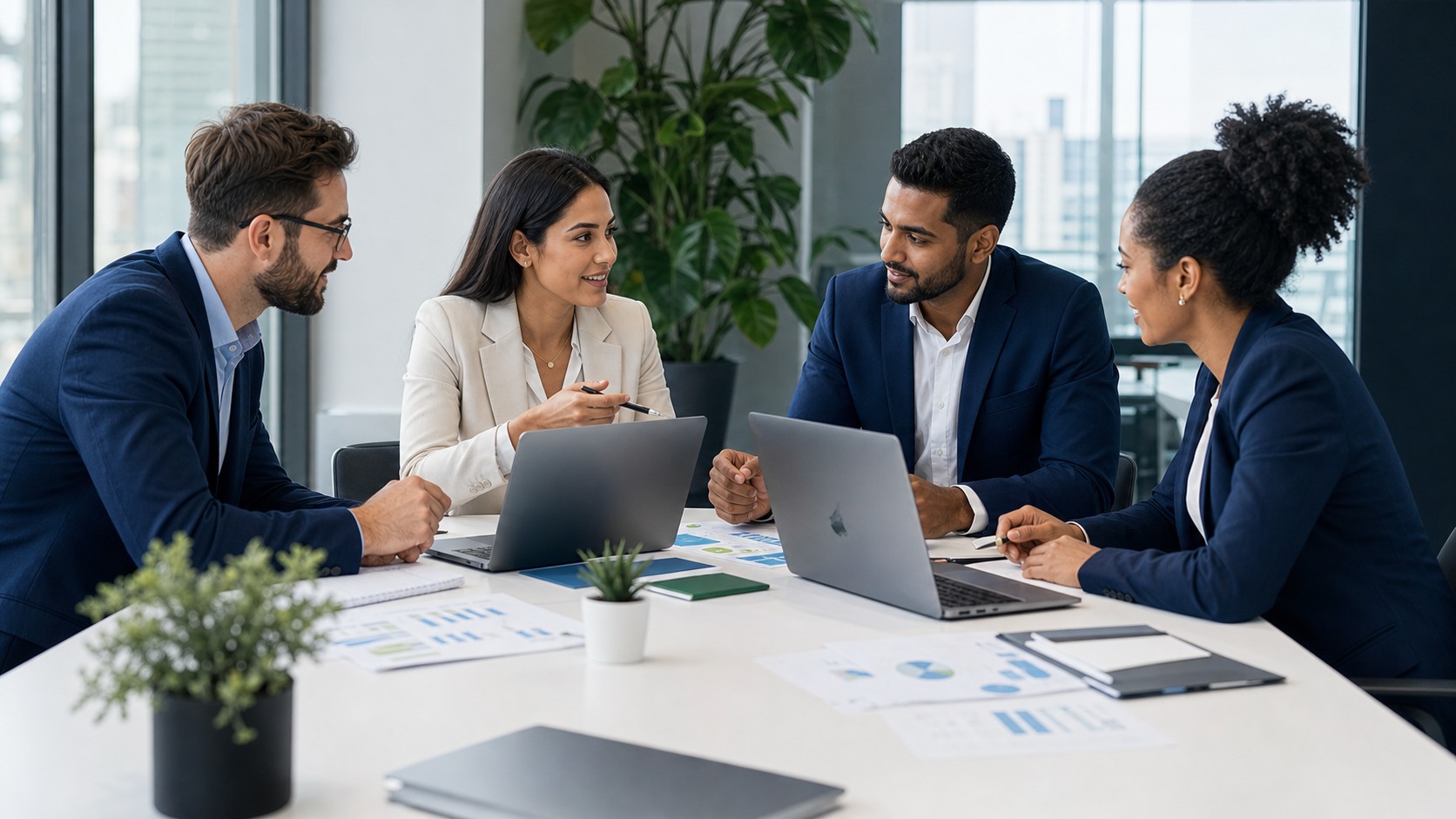Professional support team serving multiple industries